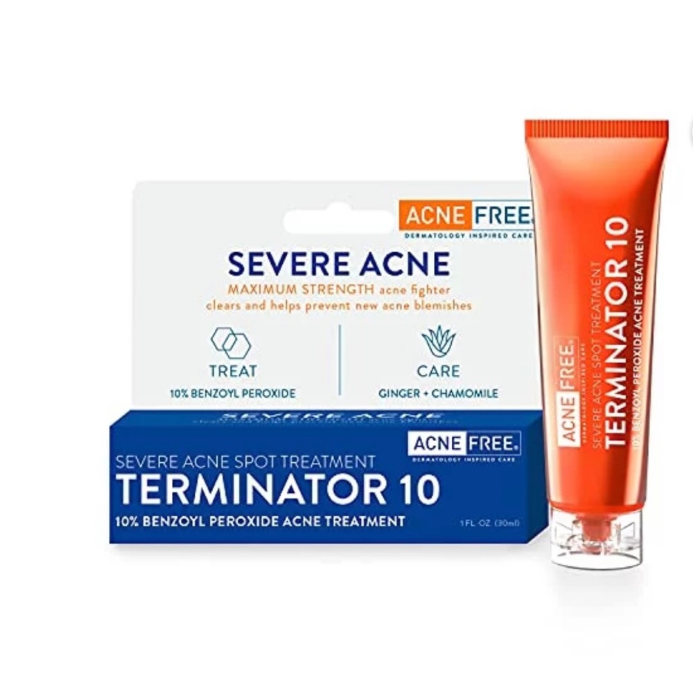 Terminator 10 Severe Acne Spot Treatment, Maximum Strength, 1 oz.